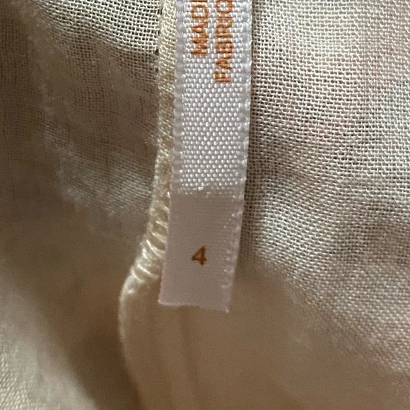 Free People Tan Around The World Ivory Skirt I Size: 4 - Picture 12 of 14